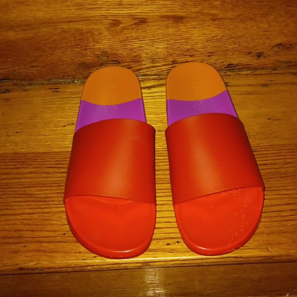 Katy Perry Collections Red and Purple Sandals